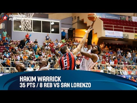 Hakim Warrick 35 PTS / 8 REB vs San Lorenzo - Semifinal #2 - DIRECTV Liga de las Americas 2017
