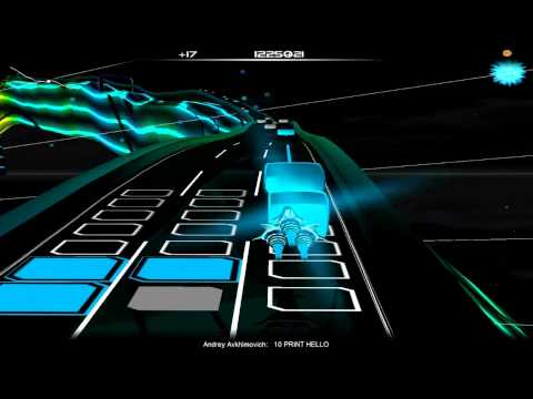 Let´s Audiosurf 8 Bit Tunes #39 [HD] - Andrey Avkhimovich / 10 Print HELLO -