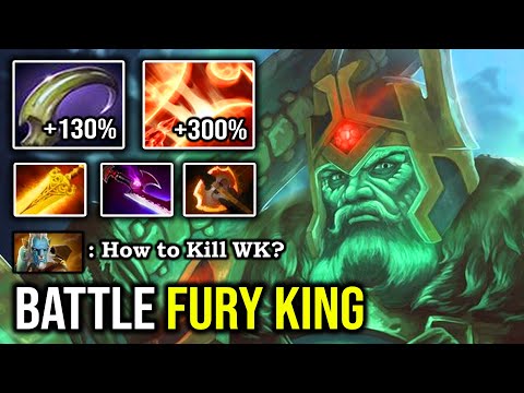 NEW CRAZY 7.27 SILVER EDGE + FURY Wraith King 100% Counter PL Easy with Imp Claw Crit God DotA 2