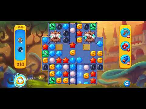 Fishdom level 9861 no boosters フィッシュダム ノーマル