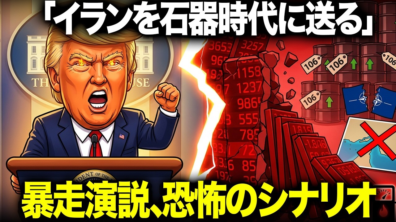 市場は信じなかった。トランプの「勝利演説」が株価暴落を招いた夜...NATO離脱、ホルムズ放棄の真意