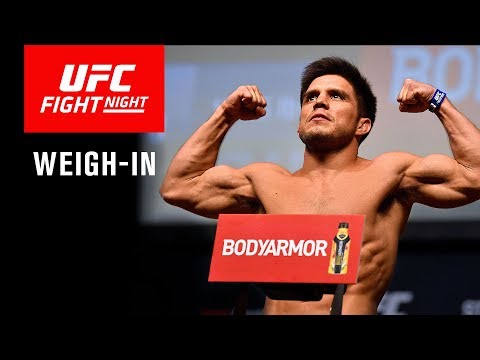 La pesée de l'UFC on ESPN+ 1 en direct