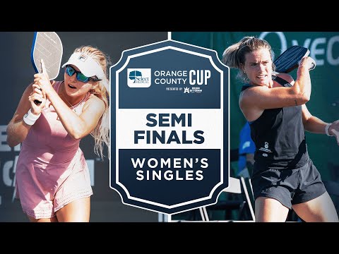 Anna Leigh Waters v Judit Castillo at the Select Medical Orange County Cup