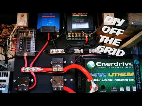 DIY 12v off the grid conversion in a caravan
