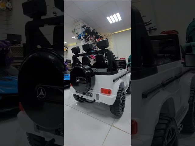 سيارة اطفال كهربائية جي كلاس دفع رباعي 12 فولت منا...