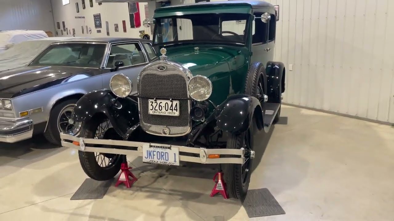 **SOLD on the CCC Buy-It-Now Lot** 1929 Ford Model A Tudor 2-Door Sedan 3-Speed Manual, Ontario Safetied