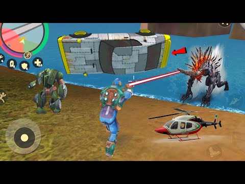 Rope Hero: Vice Town (Rope Hero Draws Fastest Car) Super Jumped on River - Android Gameplay HD