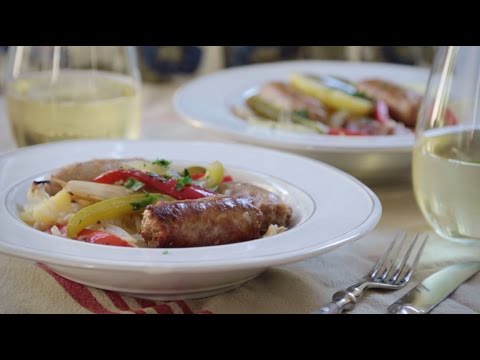 How to Make Sausage, Peppers, Onions and Potato Bake | Sausage Recipes | Allrecipes.com