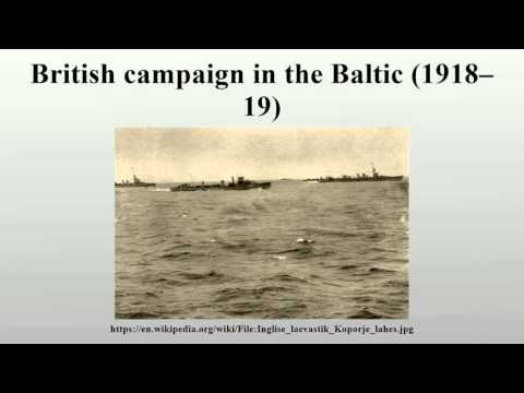 British campaign in the Baltic (1918–19)