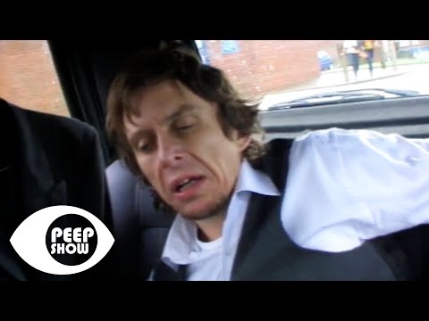 Super Hans Throws Up On The Way To The Wedding | Peep Show