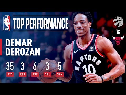 DeMar DeRozan Erupts For 35 Pts in Win vs. Bulls | January 3, 2018