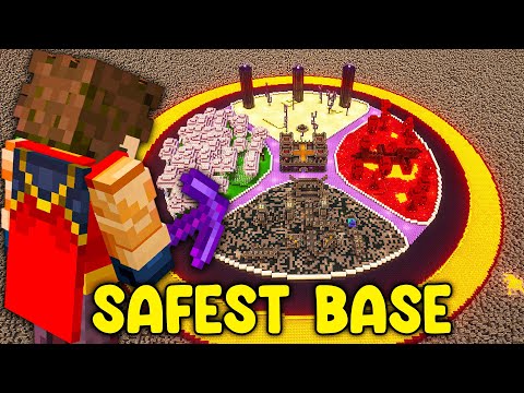 DXtreme Gaming - I Built the Safest Base in this Minecraft SMP