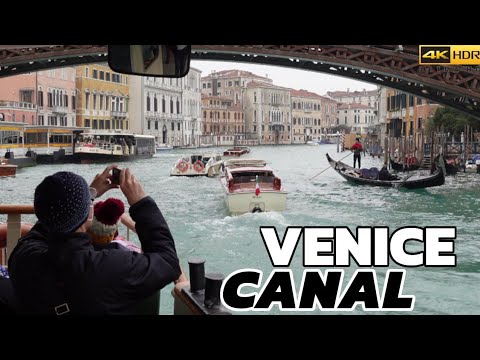 Venice Italy 4K HDR Canal Tour