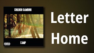 Cover art for Letter home