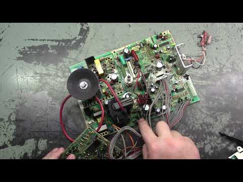 25" U5000 Arcade Monitor Chassis Repair - Vertical Collapse - Exploded D302, Bad R303, Shorted IC