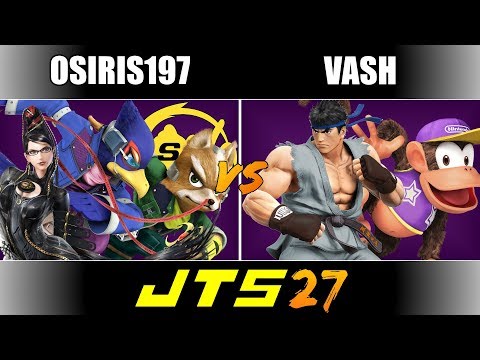 JTS 27 SL|Osiris197 (Bayonetta, Fox, Falco) vs Vash (Diddy Kong, Ryu) Grand Finals