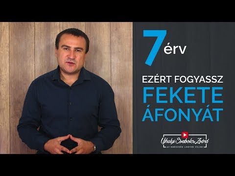 áfonya kiegészítő méregtelenítés