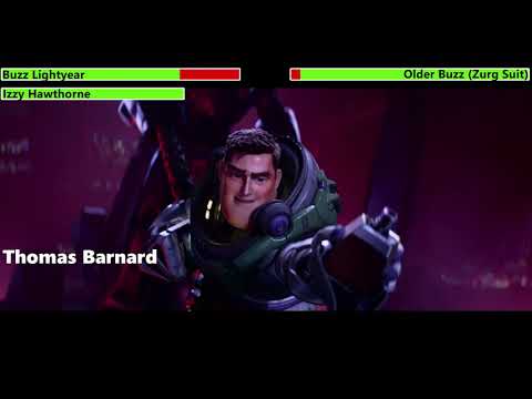 Lightyear (2022) Final Battle with healthbars