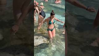 ☀️The Wonder Of Nature Pamukkale Turkey -Sunny Day?️ #cleopatra #pamukkale #pool