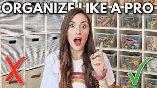 I Tried Organizing My Kids' Stuff Like A Professional Organizer