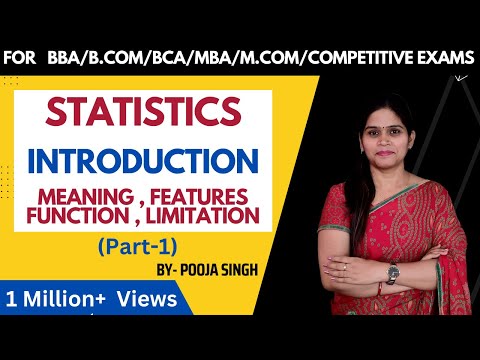 Statistics Introduction | Meaning | Function | Limitation | Business Statistics | BBA | B.Com | MBA