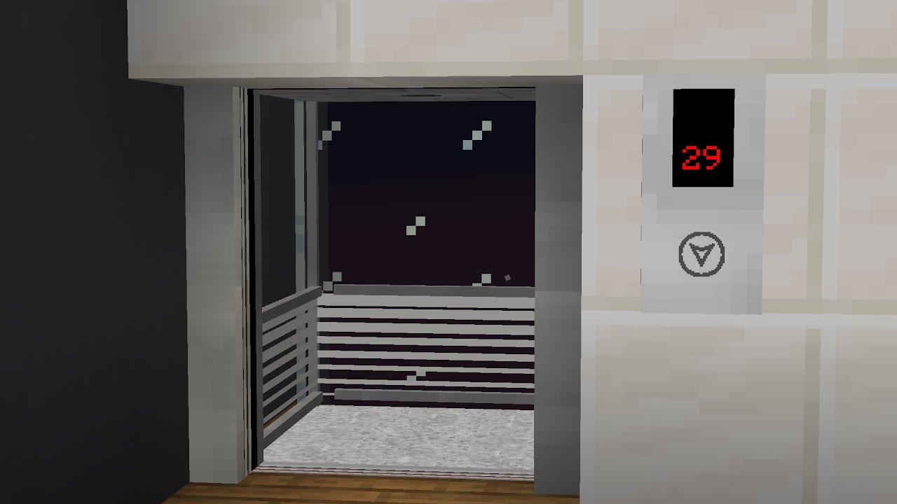 Elevator in Minecraft