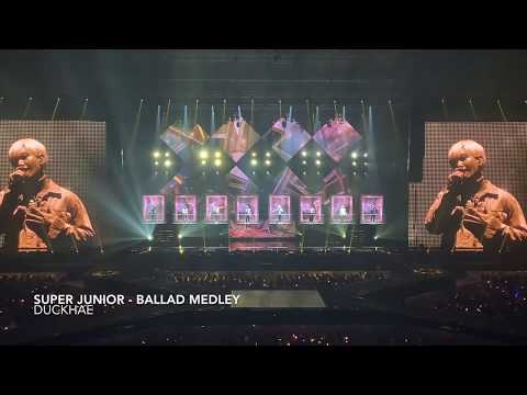 191012 SUPER JUNIOR - Ballad Medley (Super Show 8 Seoul Day 1)