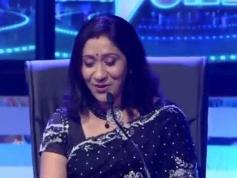 Sujatha Mohan and Shankar Mahadevan singing aasai aasai in Indian Voice