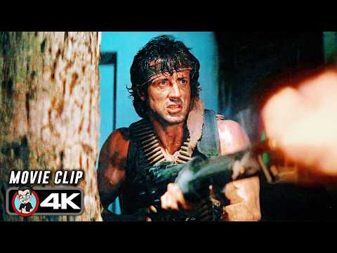 Rambo Vs Sheriff - Final Fight Scene | FIRST BLOOD (1982) Movie CLIP 4K