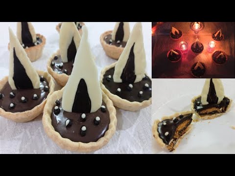 CHOCOLATE TART DIYA | DIWALI SPECIAL | EGGLESS CHOCOLATE TART | HOW TO MAKE TART CRUST | TART SHELL