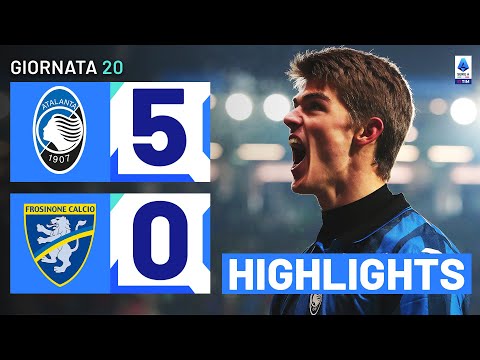 Video highlights della Atalanta vs Frosinone (5 a 0) - Giornata 20 - Fantacalcio e fantamedie