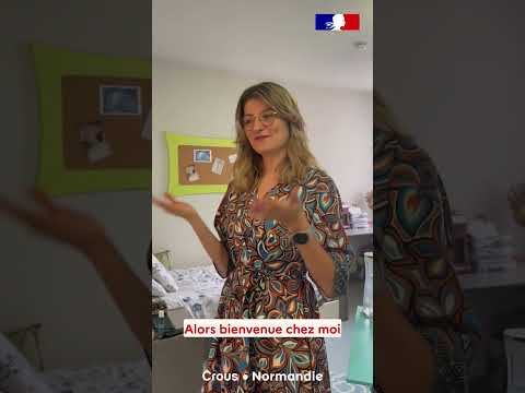 Visitez le logement d'Elise au Crous Normandie