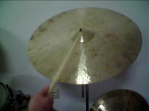 22 2440g medium thin jazz ride cymbal MATTIA BOURGIS CYMBALS