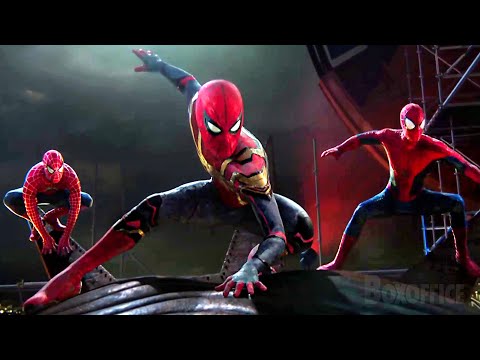 Les Spider-Men guérissent les méchants (Combat en entier) | Spider-Man: No Way Home | Extrait VF
