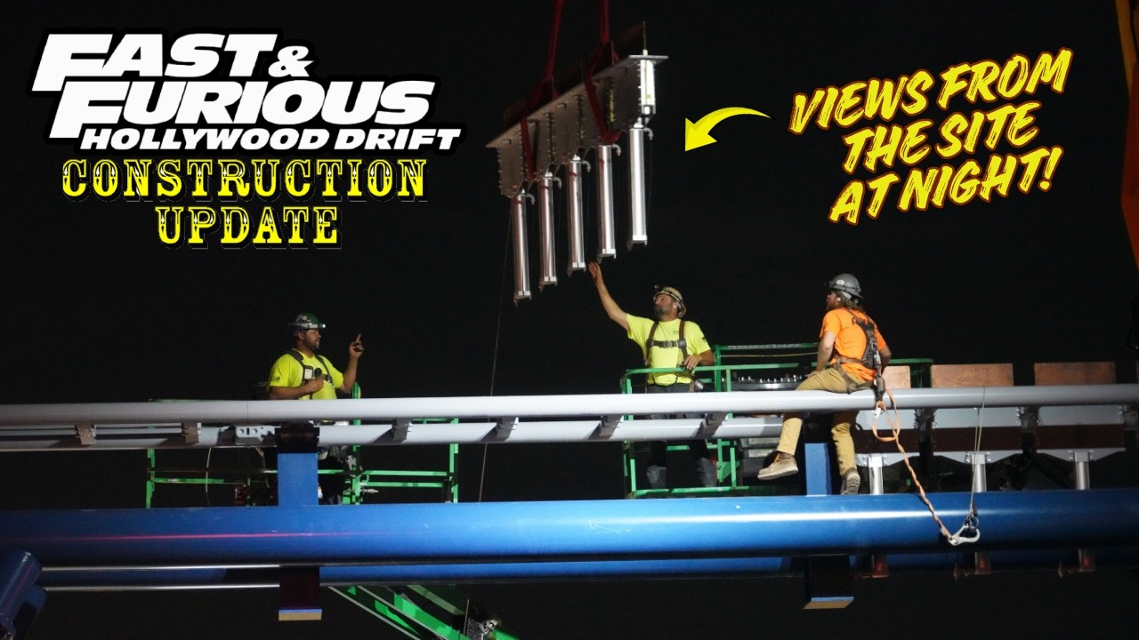 Universal Orlando Resort Fast & Furious: Hollywood Drift Roller Coaster Construction Update 6.26.26