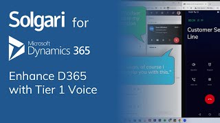 Solgaring Enhancing Microsoft Dynamics 365 with Tier 1 Voice