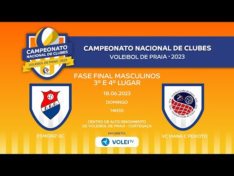 ESMORIZ GC vs VC VIANA/ C PEIXOTO - CN DE CLUBES DE VOLEIBOL DE PRAIA 2023 - 3º E 4ºLUGAR MASCULINOS