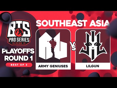 Army Geniuses vs Lilgun Game 3 - BTS Pro Series 12 SEA: Round 1 w/ Robbnroll & Otomo