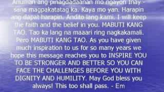 Keep the Faith Maricel Soriano, from Maricelians