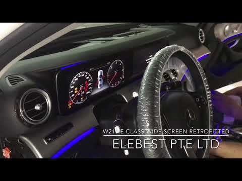 W213 E Class Widecockpit Screen Retrofitted