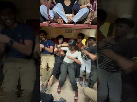Chargers⚡️ on the way to ‘K’ for KOZHIKODE #chargers #grouptrip #dance #iimkozhikode #kerala #train