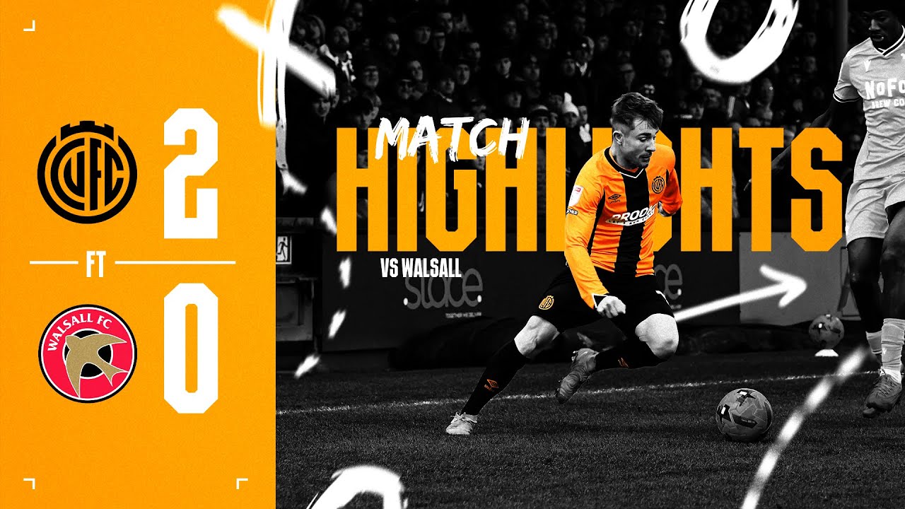 Cambridge Utd vs Walsall Goals and Key Moments Season 2025/2026