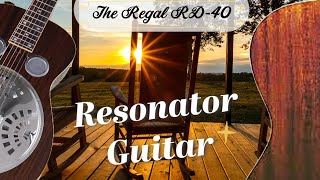 Video thumbnail for Regal RD-40 Resonator Demo by Dave Brown