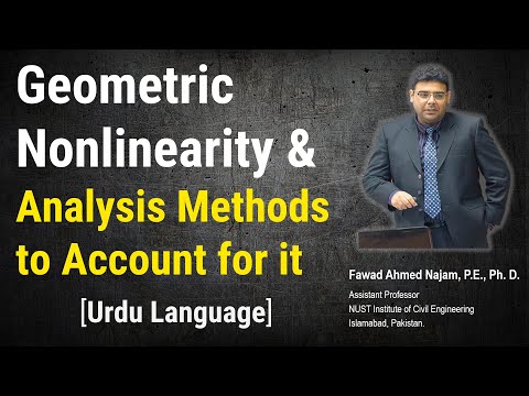 Geometric Nonlinearity - P-Delta Analysis vs. Large Displacement Analysis [Urdu Language]