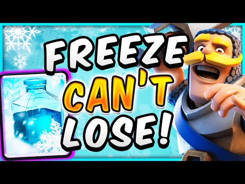 NEW CRAZY FREEZE CYCLE CRUSHES ALL OPPONENTS! — Clash Royale
