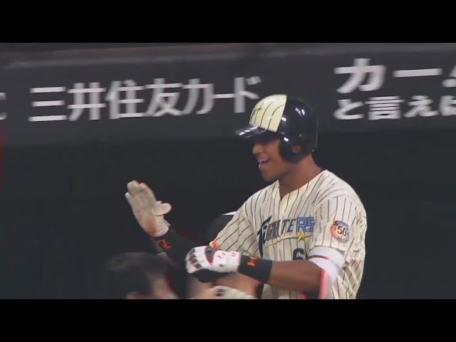 【6回裏】豪快な一発!! ファイターズ・万波中正 逆転の第10号2ランホームランを放つ!!  2024年7月12日 北海道日本ハムファイターズ 対 福岡ソフトバンクホークス