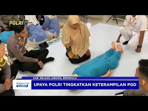 POLRES REJANG LEBONG LAKUKAN PELATIHAN PERTOLONGAN GAWAT DARURAT