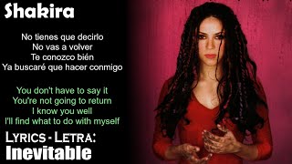 Shakira - Inevitable (Lyrics Spanish-English) (Español-Inglés)