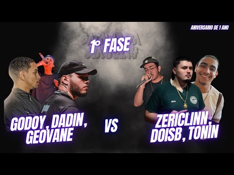 GODOY, DADIN, GEOVANE x ZERICLINN, DOISB, TONIM I 1° Fase l GUANACITY 1 ANO