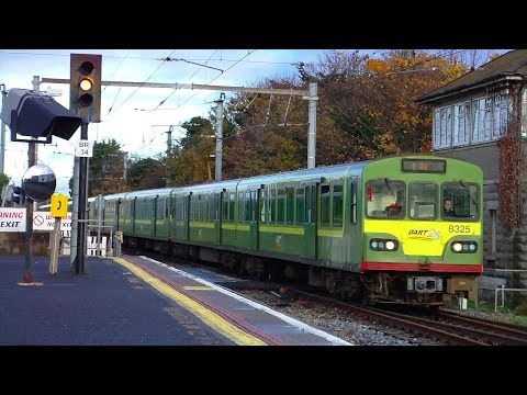 IE 29000 Class Commuter and 8300 Class Dart Trains - Bray Station, Wicklow